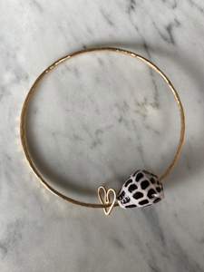 Hebrew Shell Bangle