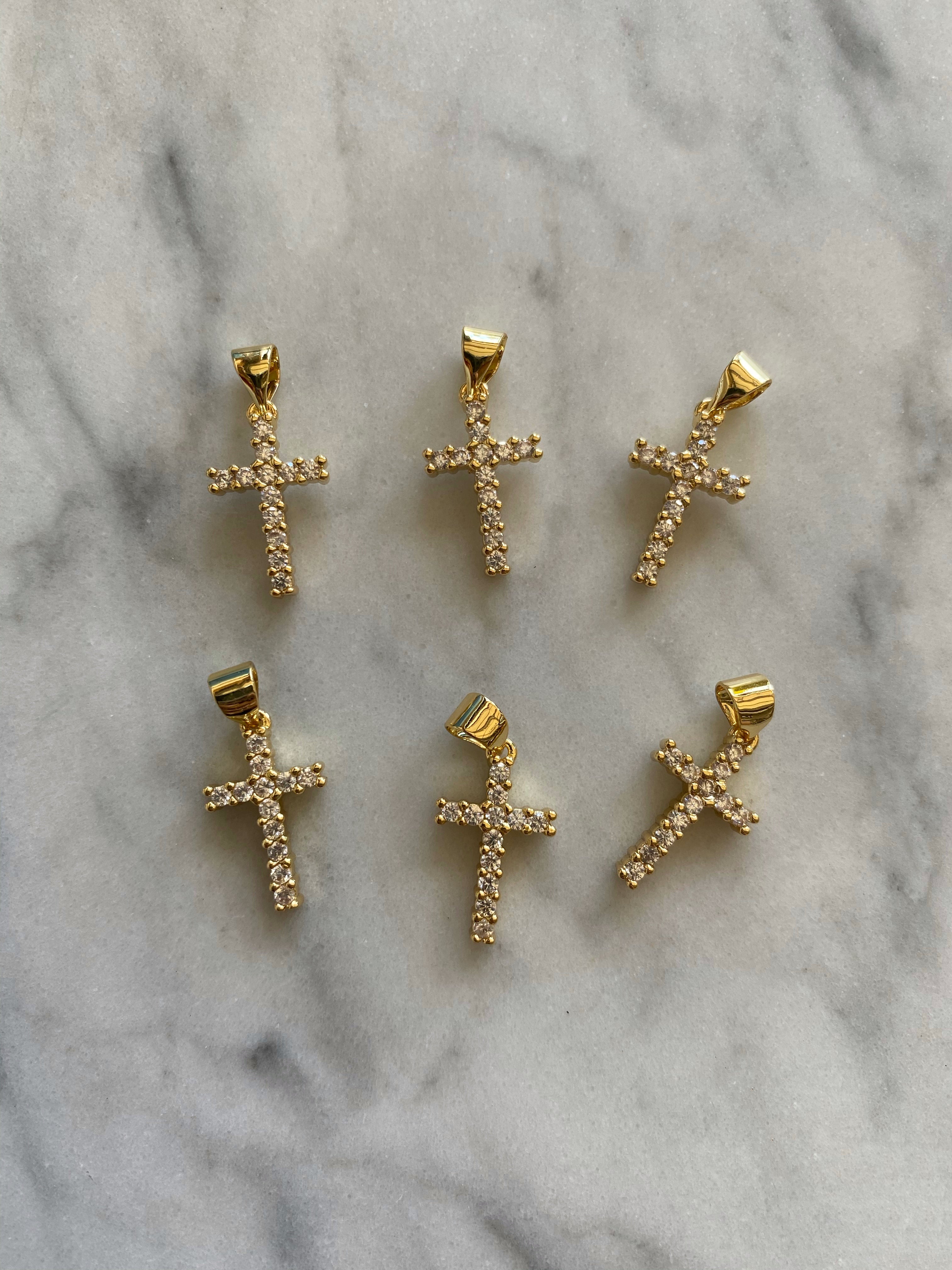 CZ Cross Necklace