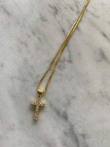 CZ Cross Necklace